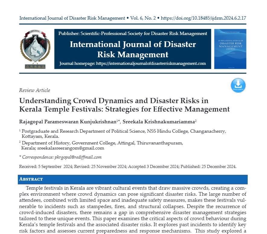 Understanding Crowd Dynamics and Disaster Risks in Kerala Temple Festivals: Strategies for Effective Management Screenshot 2026 08 07 191837 Understanding Crowd Dynamics and Disaster Risks in Kerala Temple Festivals: Strategies for Effective Management