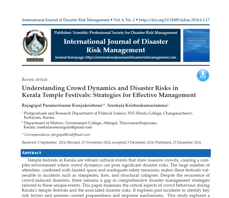 Understanding Crowd Dynamics and Disaster Risks in Kerala Temple Festivals: Strategies for Effective Management Screenshot 2026 08 08 114142 Understanding Crowd Dynamics and Disaster Risks in Kerala Temple Festivals: Strategies for Effective Management
