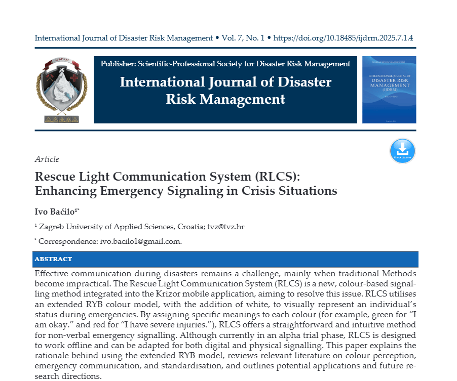 Rescue Light Communication System (RLCS): Enhancing Emergency Signaling in Crisis Situations Screenshot 2026 08 08 115431 Rescue Light Communication System (RLCS): Enhancing Emergency Signaling in Crisis Situations