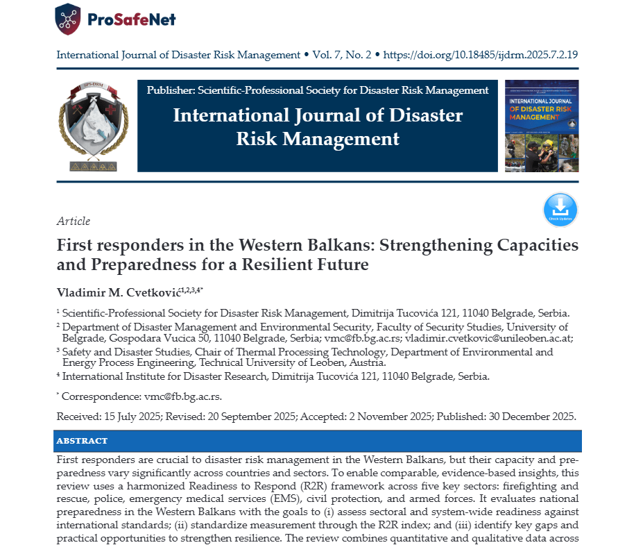 First responders in the Western Balkans: Strengthening Capacities and Preparedness for a Resilient Future Screenshot 2026 08 10 182002 First responders in the Western Balkans: Strengthening Capacities and Preparedness for a Resilient Future