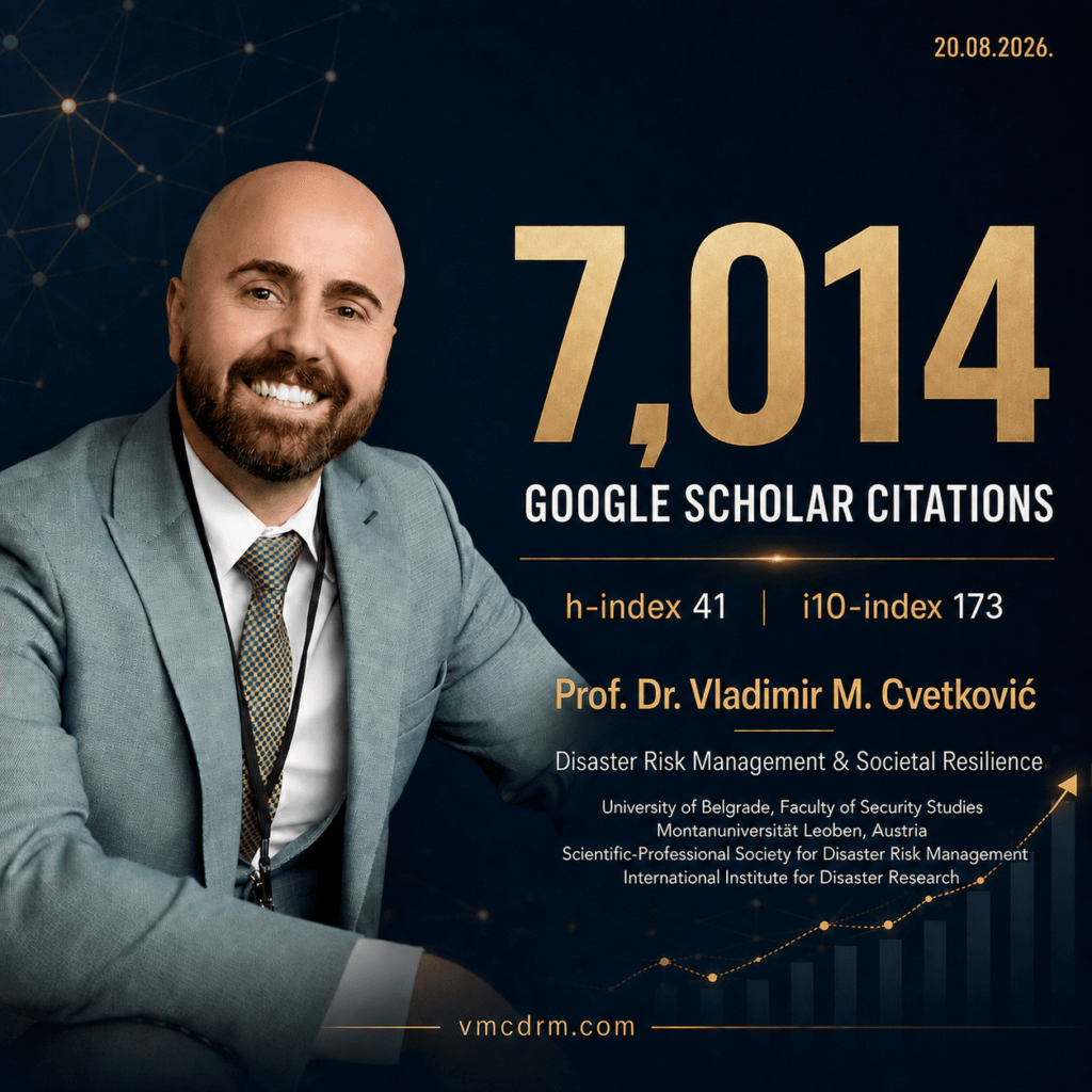 Prof. Dr. Vladimir M. Cvetković Reaches 7,014 Google Scholar Citations Prof. Dr. Vladimir M. Cvetković Reaches 7,014 Google Scholar Citations