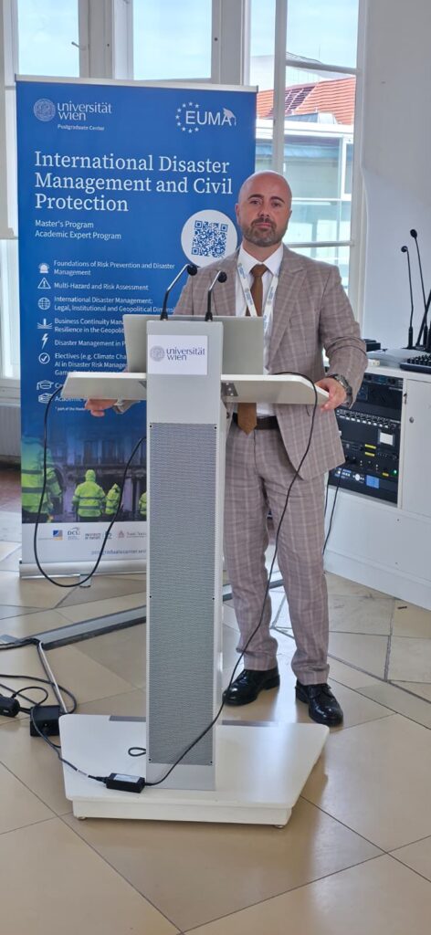 Prof. Dr. Vladimir M. Cvetković – Honored to be part of the University of Vienna’s EUMA programme! Prof. Dr. Vladimir M. Cvetković truly pleased to be part of this international and interdisciplinary academic community and to contribute to the course “Climate Change and Global Transitions – Challenges for Disaster Management.”